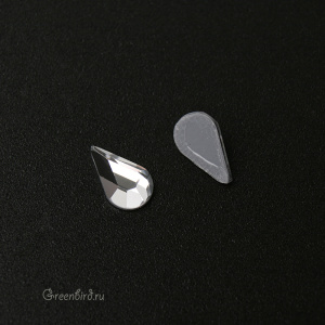 Swarovski 2300 Термостразы Капля 8х4,8 мм, прозрачный (#001), 1 шт.