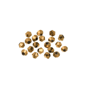 Crystalbird 5301 Биконусы 3 мм, дорадо (#001DO), уп. 20 шт.