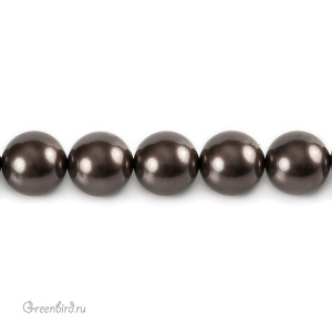 Жемчуг с расширенным отверстием 16 мм #5811 Brown (#815)
