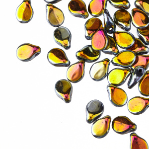 Pip Beads 5x7mm, Jet/Full Marea, 5 гр (#23980/28003) 