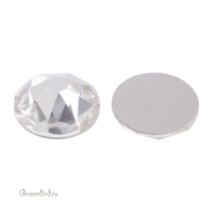 2088 Кристалл холодной фиксации Rose Flatback SS40 – Crystal (#001)