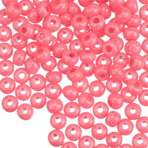 Бисер чешский PRECIOSA Czech круглый 6/0, непрозрачный, Pink Terra Dyed (#16398), 10 г