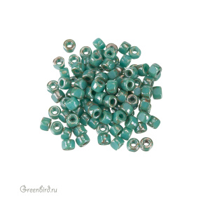 Matubo 3 Cut, 6/0, TURQUOISE GREEN - REMBRANDT, 10 гр (#63130-43500)