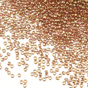 Бисер TOHO Round 15/0 золотое сияние (#421), 10 г