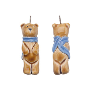 Подвеска "Мишка", керамика, 1 шт. (#KLKV-CRM-09)