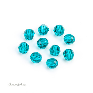 5000 Бусины круглые 4mm – Blue Zircon (#229)