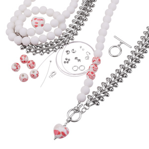 Набор материалов для сборки колье (#GREENBOX_08)