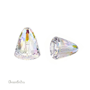 5541 Бусина Dome Bead Large 15mm – Crystal AB (#001AB)