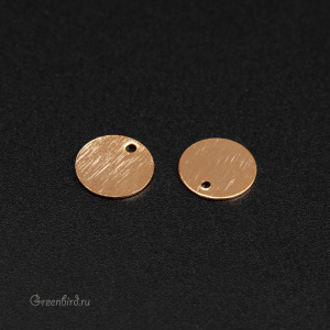 Подвеска "Монисто" 10 мм, золото, 1 шт. (S424), Корея