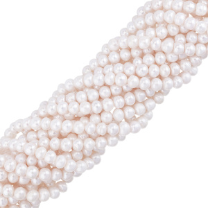 Жемчуг пресноводный "Кукуруза" 9х8 мм, кремовый, нить (#CN-PR009)
