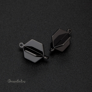 Коннектор "Фонарик", gunmetal, 1 шт. (#SVA-BASE-1202T)