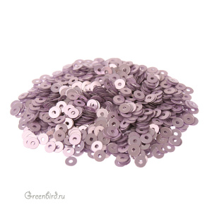 Пайетки 3мм плоские Lilla (#5009)