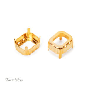 4600 Оправа для Octagon 12х10 мм, золото