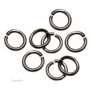 Упаковка 100 шт.: соединит. кольца 7 мм, gunmetal (#TC-0020-13-100)