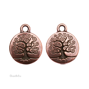 Подвеска "Дерево жизни" малая, ант. медь, 1 шт. (#TC-2303) Подвеска "Дерево жизни" малая, ант. медь, 1 шт. (#TC-2303)