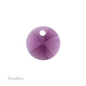 Swarovski 6428 подвеска Мини Диск 8 мм, аметист (#204), 1 шт.