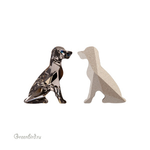 4033 Weimaraner Fancy Stone 19,1x16,2 мм – Black Diamond (#215)