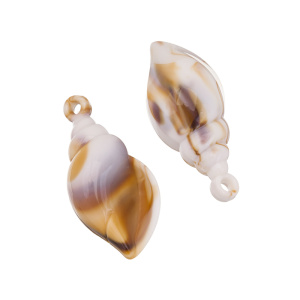 Подвеска "Ракушка" 43 мм пластик, бежевый, 1 шт. (#SVA-BASE-156)