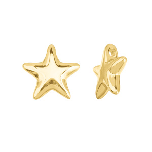 Подвеска "Звезда", золото, 1 шт. (#SV1701-Pendant-140G)