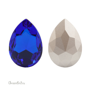 4327 Pear Flat 30х20 мм – Majestic Blue (#296) 4327 Pear Flat 30х20 мм – Majestic Blue (#296)