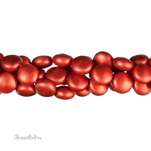 Жемчуг плоский 10x6 мм #5860 – Rouge (#2027)
