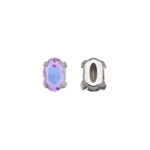 Crystalbird 4120 ÐÐ²Ð°Ð» 6x4 Ð¼Ð¼ Ð² Ð¾Ð¿ÑÐ°Ð²Ðµ, ÑÐ¾Ð´Ð¸Ð¹, Ð²Ð¸ÑÑÐ°Ð¶Ð½ÑÐ¹ ÑÐ²ÐµÑÐ»ÑÐ¹ (#001VL), 8 ÑÑ.