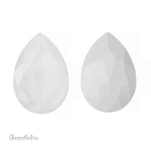 4327 Pear Flat 30х20 мм – Powder Grey (#001L105)