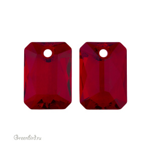 6435 подвеска Emerald Cut 11,5 mm – Siam (#208)