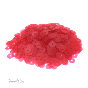 Пайетки 4мм плоские Fucsia (#576F)