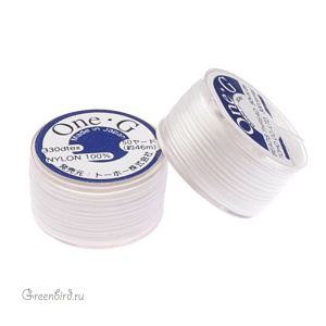 Катушка TOHO One-G, 50 ярдов (#1 белый)