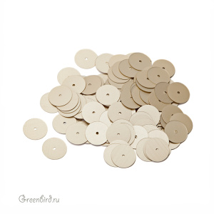 Пайетки 10мм плоские Champagne (#226W)