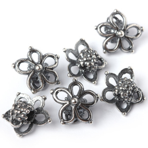 "Дети природы", коннектор-бейл, ант. серебро, 1 шт. (#С0521)