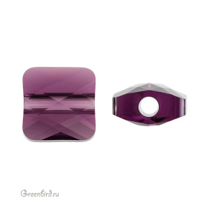 5053 Бусина Mini Square Bead 6mm – Amethyst (#204)