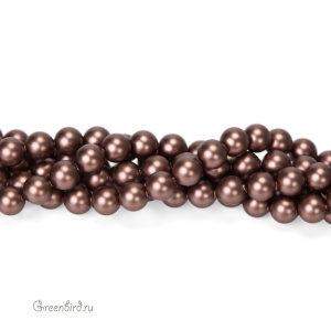 Жемчуг 5 мм #5810 Velvet Brown (#951)