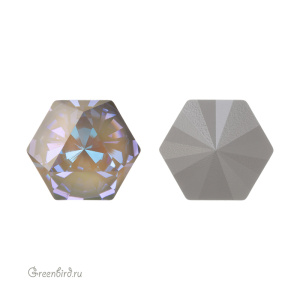 Swarovski 4699 Призматический гексагон 14x16 мм, безмятежно-серый делайт (#001L150D), 1 шт.