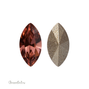 Swarovski 4228 Наветт 6х3 мм, нежно-розовый (#257), 1 шт.