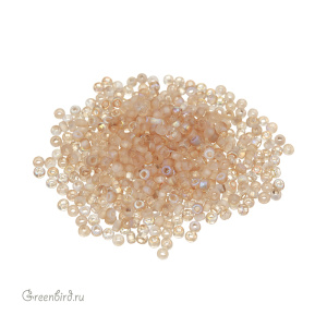 Бисер чешский PRECIOSA Czech круглый 8/0, Lemon Rainbow (#00030/98584), 10 г