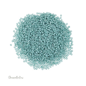 Бисер MIYUKI Круглый 15/0 Frost Glaze непрозрачный радужный (#4701)
