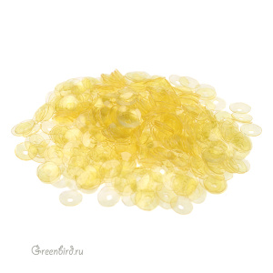 Пайетки 4мм чаша Giallo Chiaro (#2002)