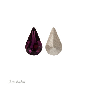 Swarovski 4328 Капля 10х6 мм, аметист (#204), 1 шт.