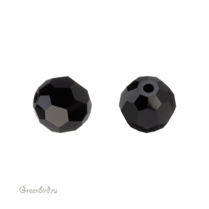 Swarovski 5000 Бусина круглая 7 мм, черный (#280), 1 шт.