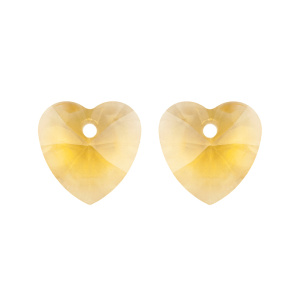 Crystalbird 6228C подвеска Heart 10 мм – Light Topaz (#226), 1 шт. (#CBPN-0047)