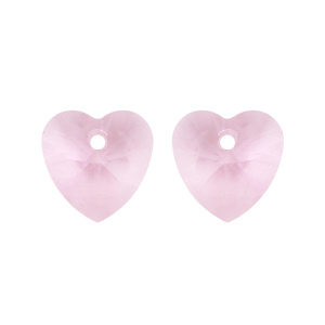 Crystalbird 6228C подвеска Heart 10 мм – Light Rose (#223), 1 шт. (#CBPN-0046)
