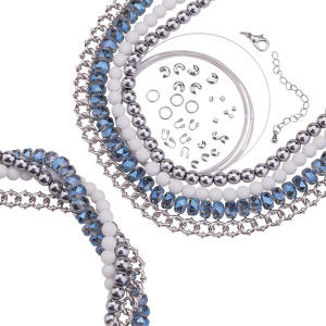 Набор материалов для сборки колье-жгута (#GREENBOX_07)