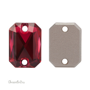 Swarovski пришивные 3252 Октагон 14х10 мм, алый (#276), 1 шт.