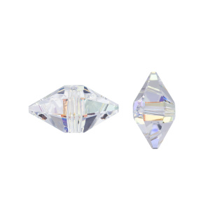 Swarovski 5747 Бусина Шип двойной 12х6 мм, прозрачный радужный (#001AB), 1 шт.