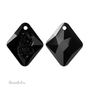 6926 подвеска Growing Crystal Rhombus 26mm – Jet (#280) 6926 подвеска Growing Crystal Rhombus 26mm – Jet (#280)