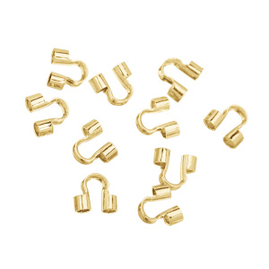 Протектор для тросика крупный, золото, уп.10 шт. (#CN-BS-004G)