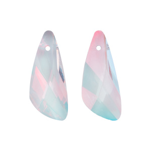 Crystalbird 6690 подвеска Крыло 23 мм, Crystal Pale White Light AB (#001LA), 1 шт.
