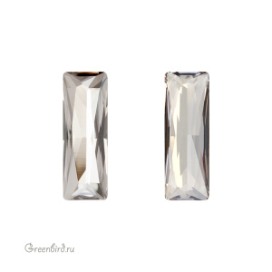 Swarovski 4547 Багет Принцесса 15x5 мм, серебристая дымка (#001SSHA), 1 шт.
